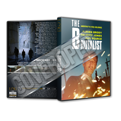 The Brutalist - 2024 Türkçe Dvd Cover Tasarımı